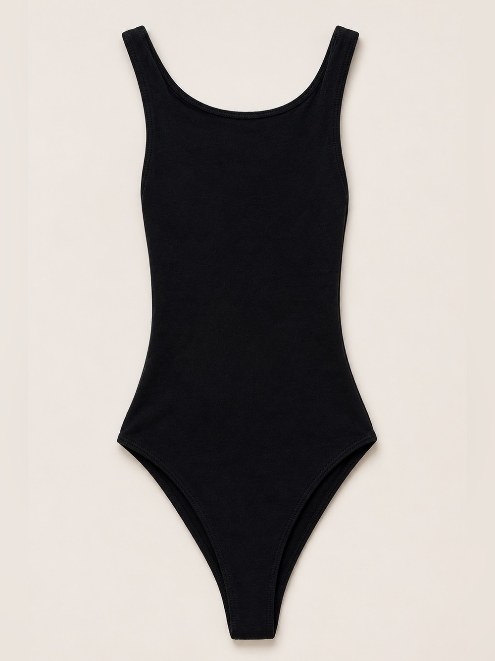 Wilfred Free Black Open-Back Bodysuit – XS